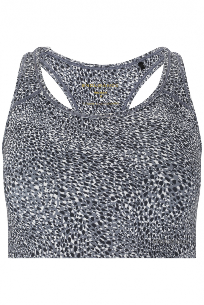 Summer W Print Sports Bra
