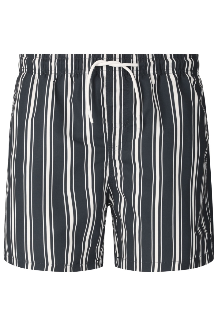 Leandro M Thin Striped Swim Shorts