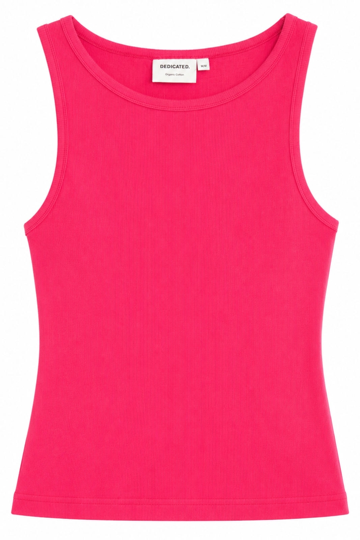Rib Top Valdermarsvik Raspberry Pink