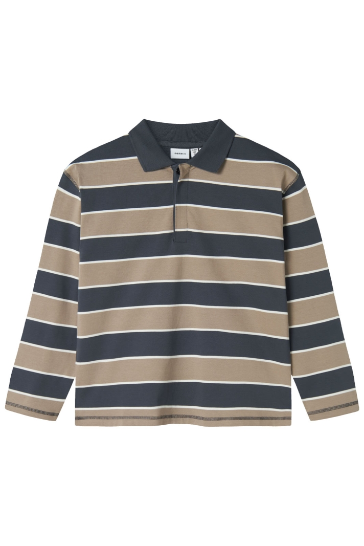 NKMOLLIE LS RLX POLO BF