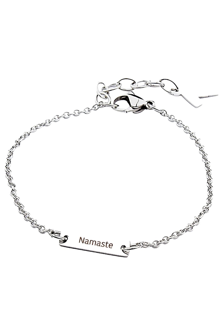 Namaste Armband Silver