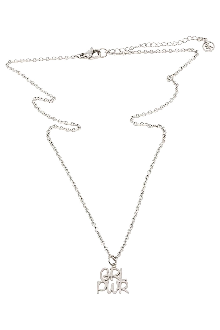 Grl Pwr 2.0 Halsband 42Cm Silver