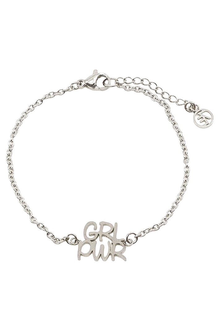 Grl Pwr 2.0 Armband Silver