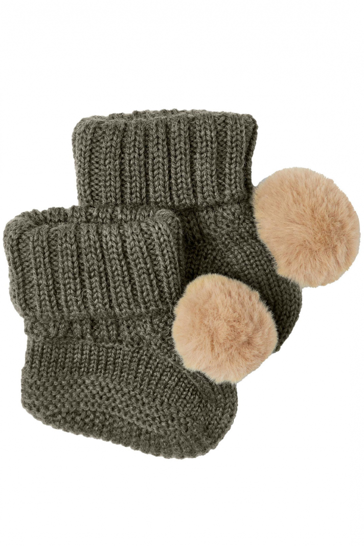 Nbmwrilla Wool Knit Slippers W/dot Xxii
