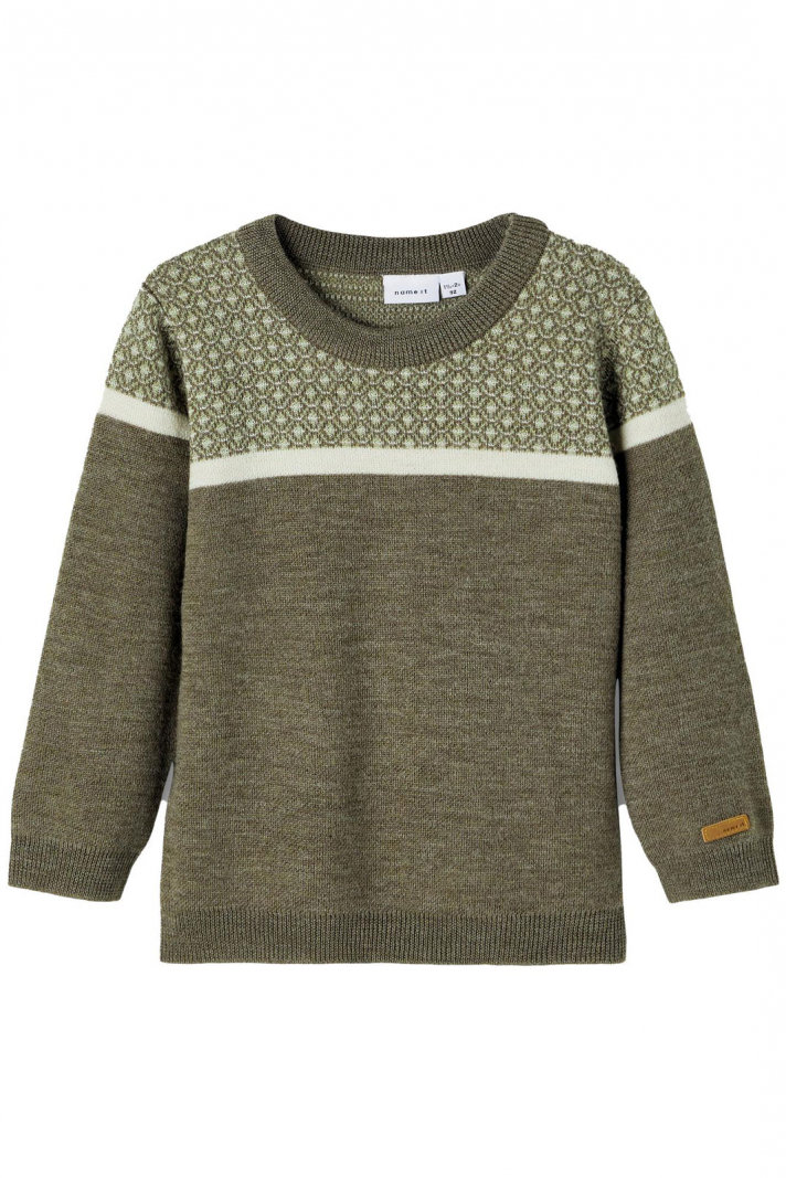 Nmmwhoopi Wool Knit Ls Top Xxii