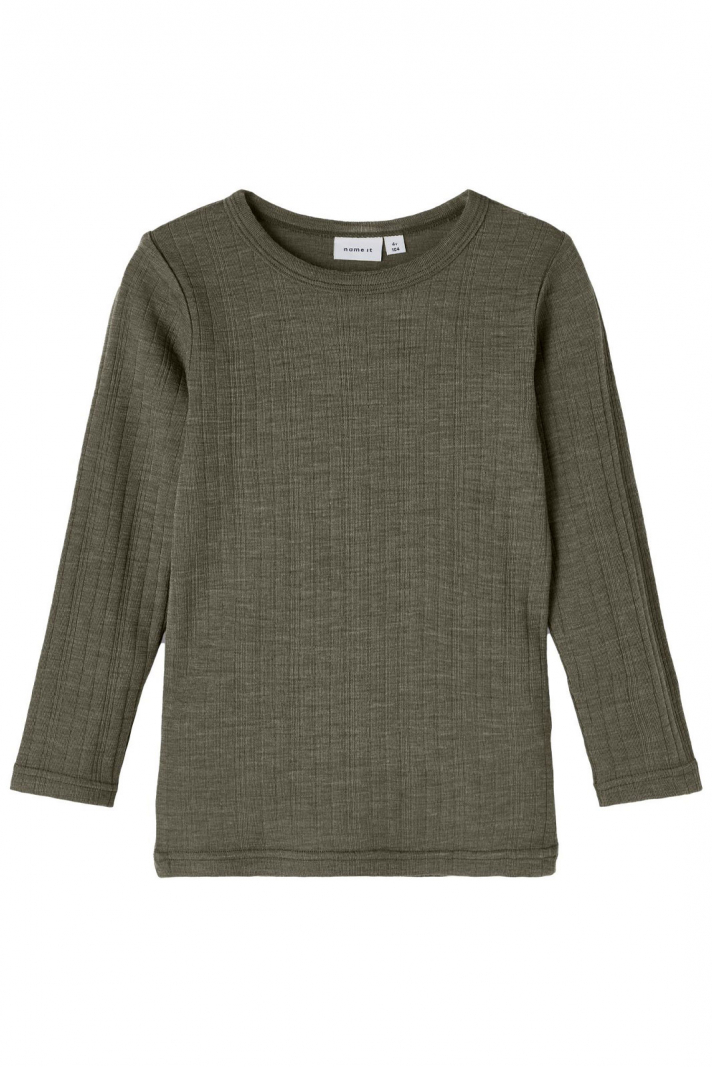 Nmmwang Wool Needle Ls Top Noos Xxii