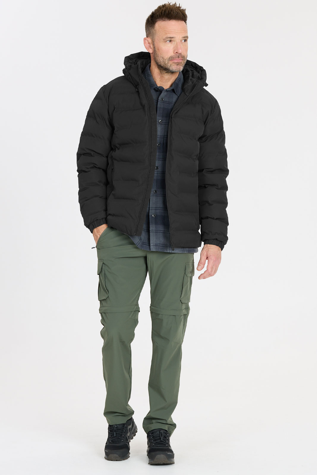 Man Jacket Fix Hood