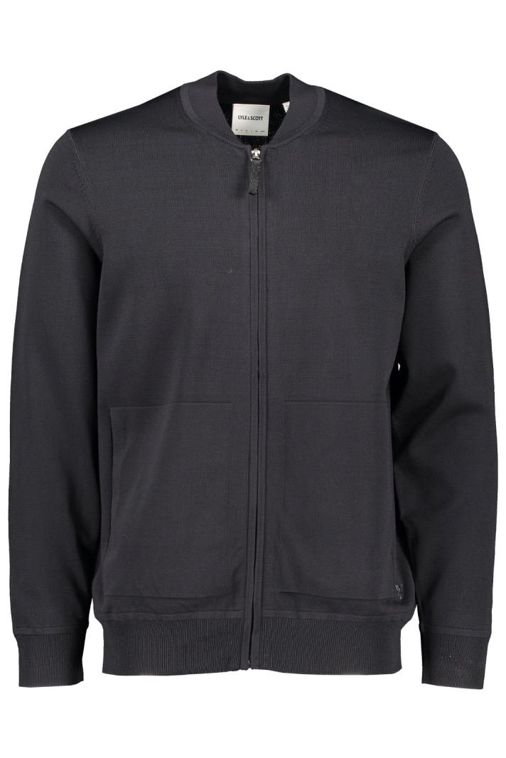 Cargo Bomber Collar Cardigan