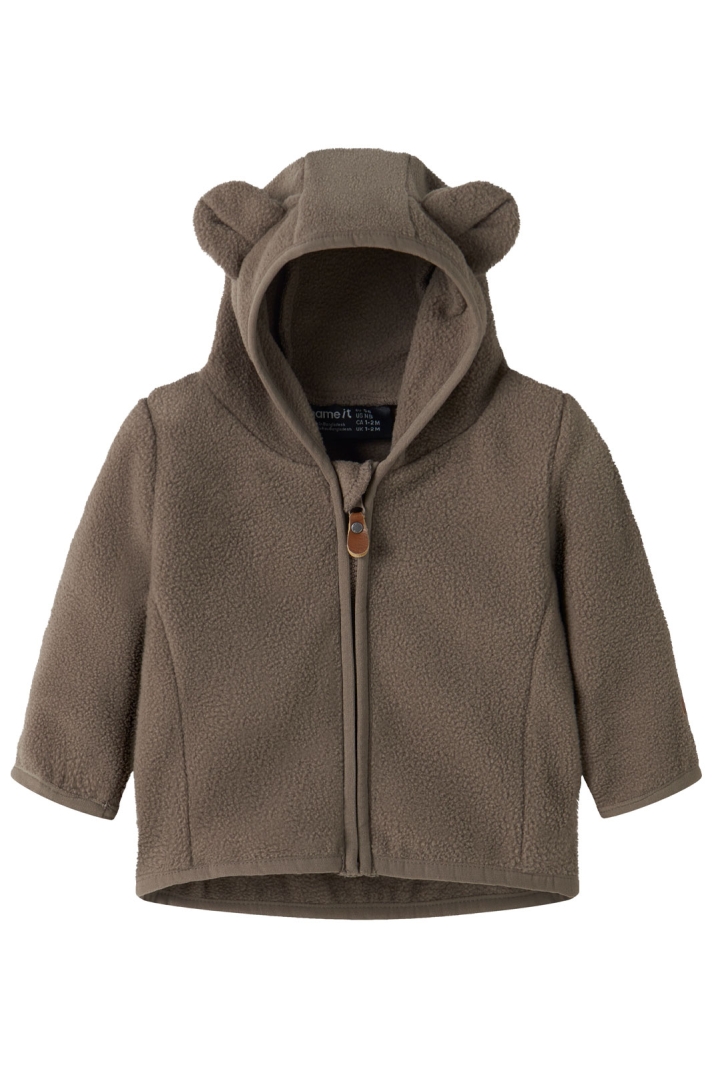 NBNMEEKO FLEECE JACKET MELANGE NOOS