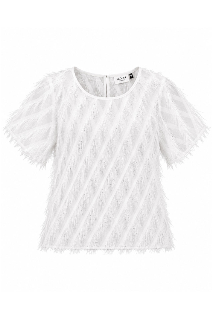 Mingel More Top With Fringes