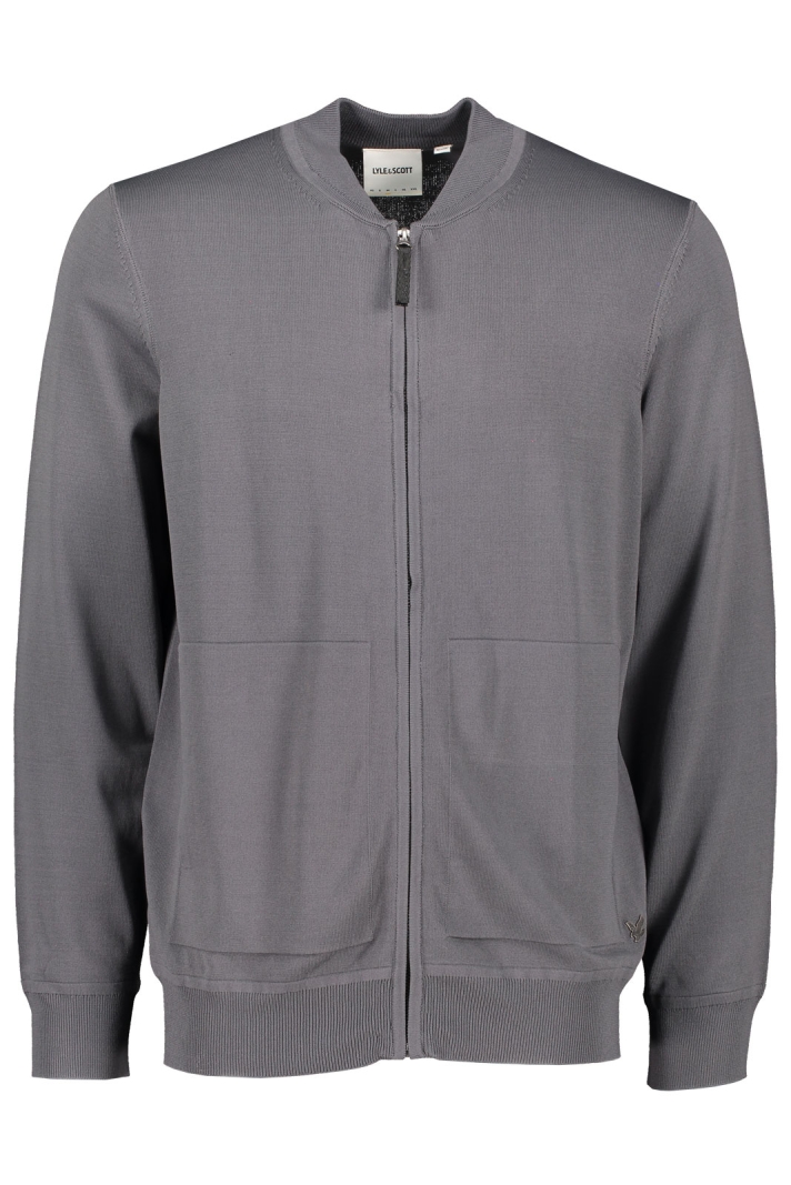 Cargo Bomber Collar Cardigan