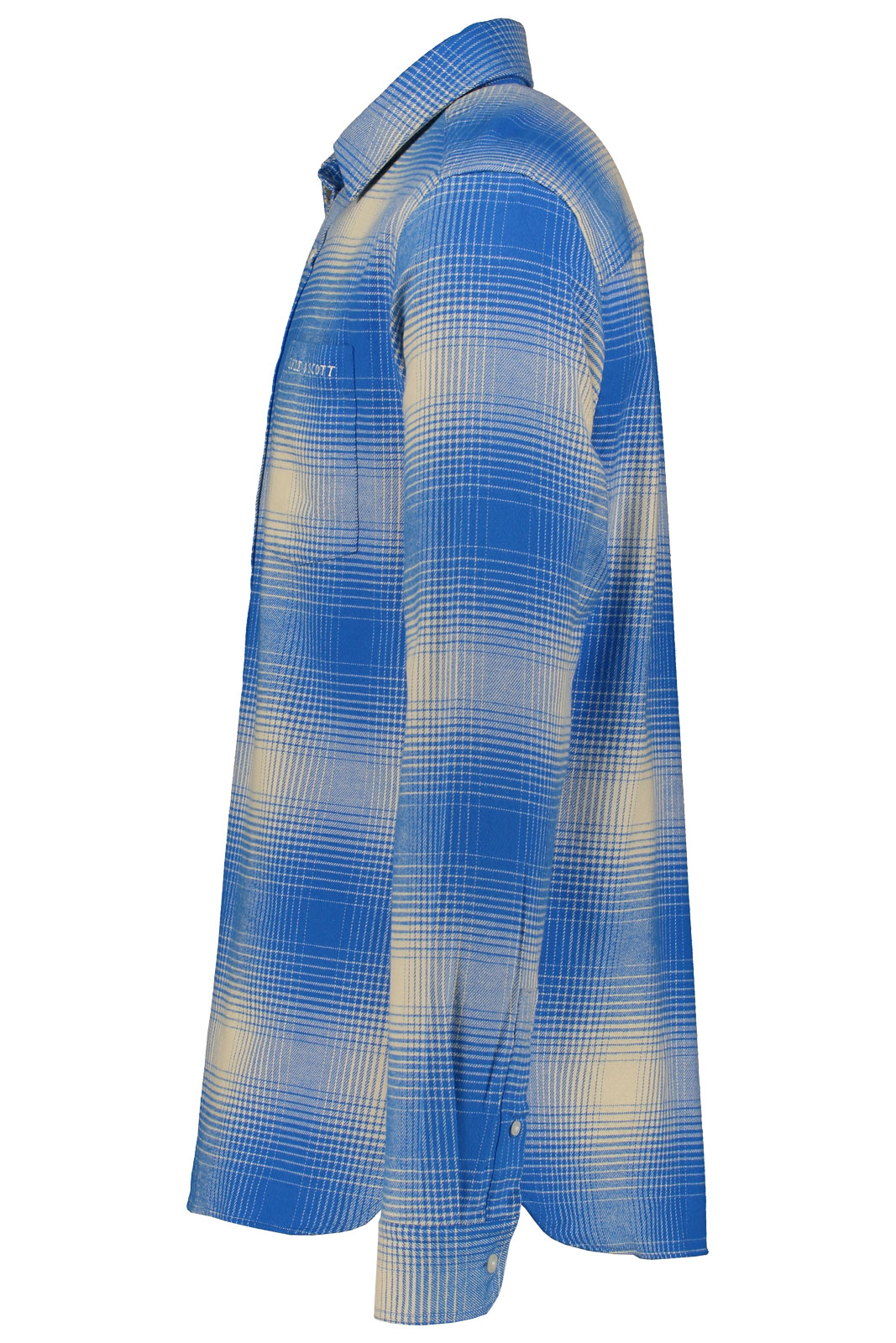 Ombre Check Flannel Shirt