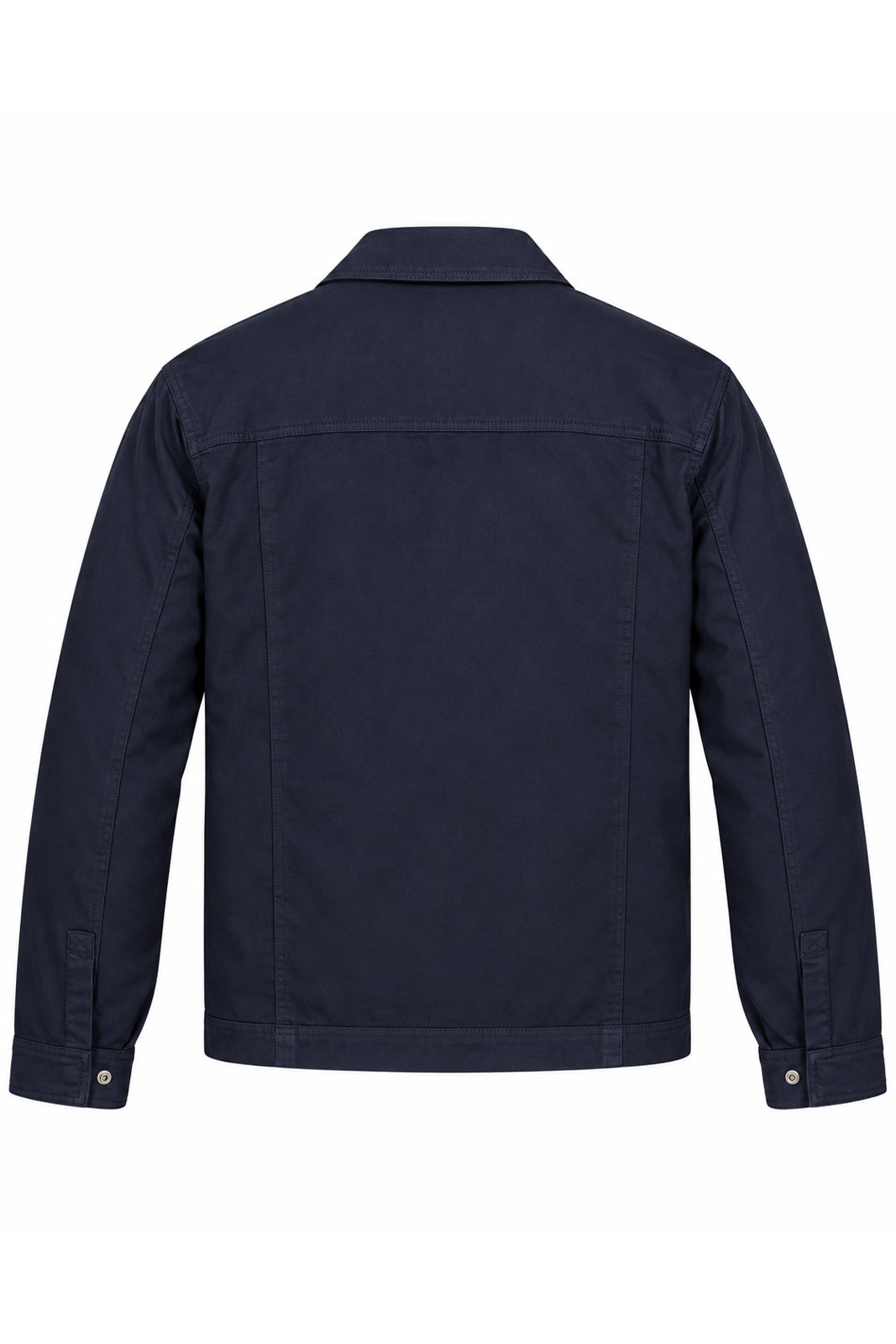 Enzyme Wash Zip Through Overshirt