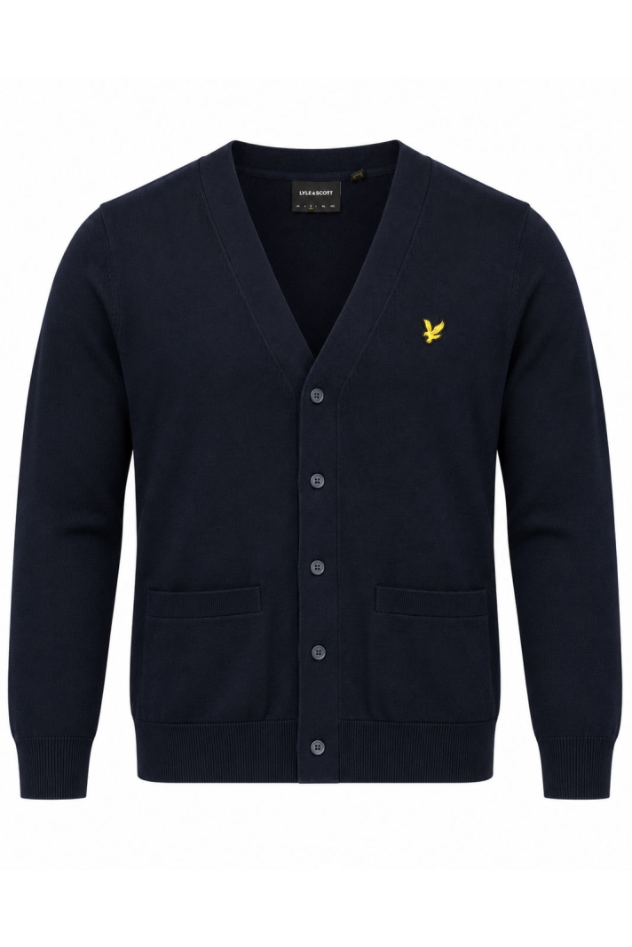 Cotton V Neck Cardigan