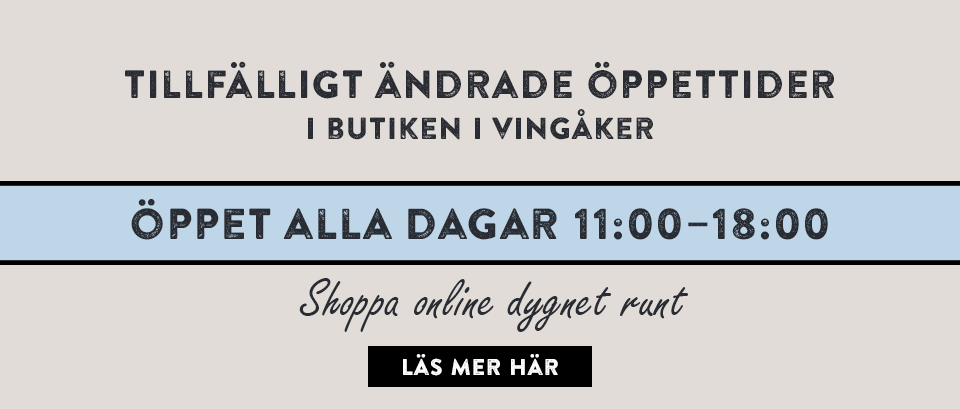 Tillfälliga öppettider 
