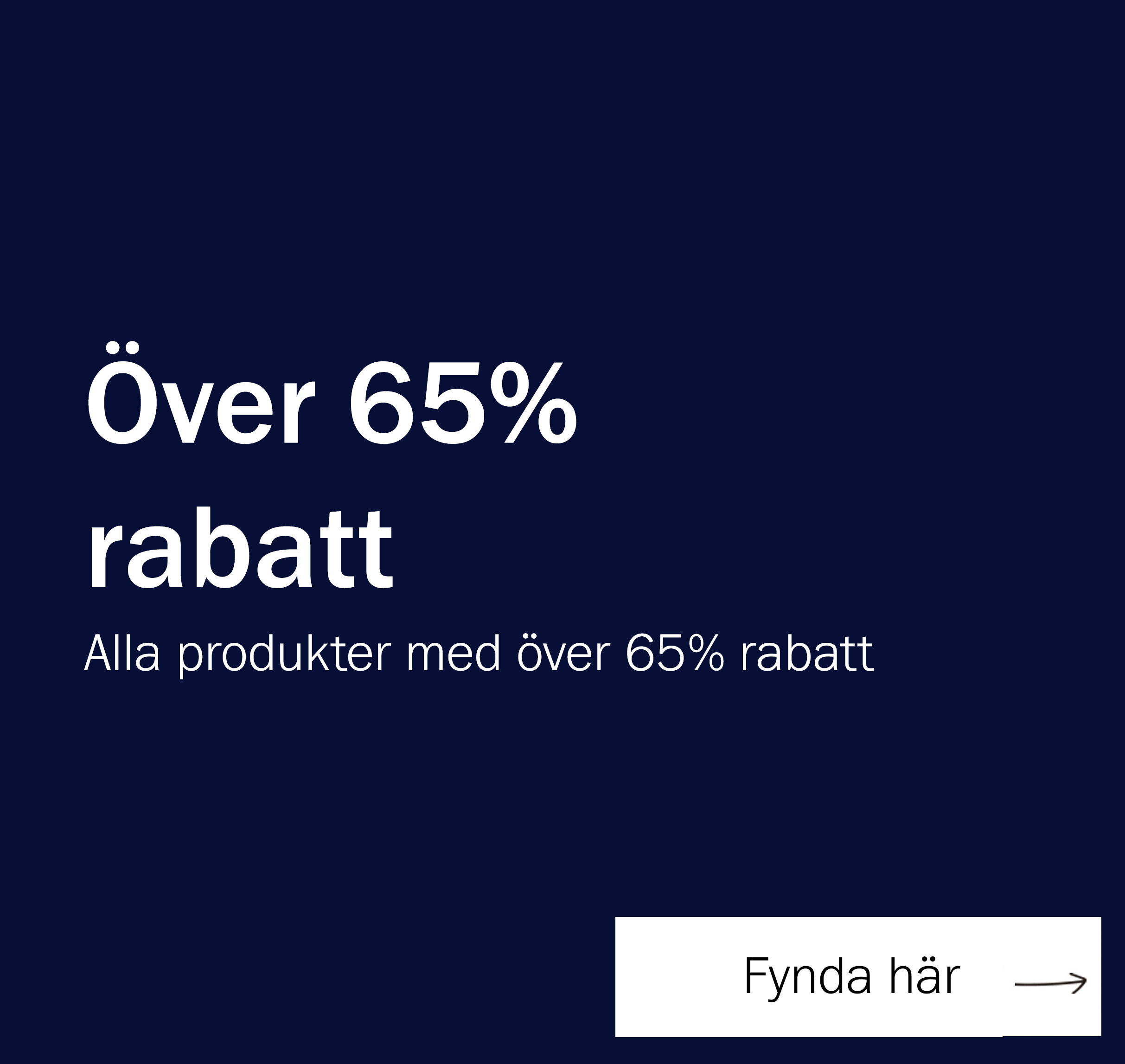 Shoppa plagg med minst 65% rabatt här