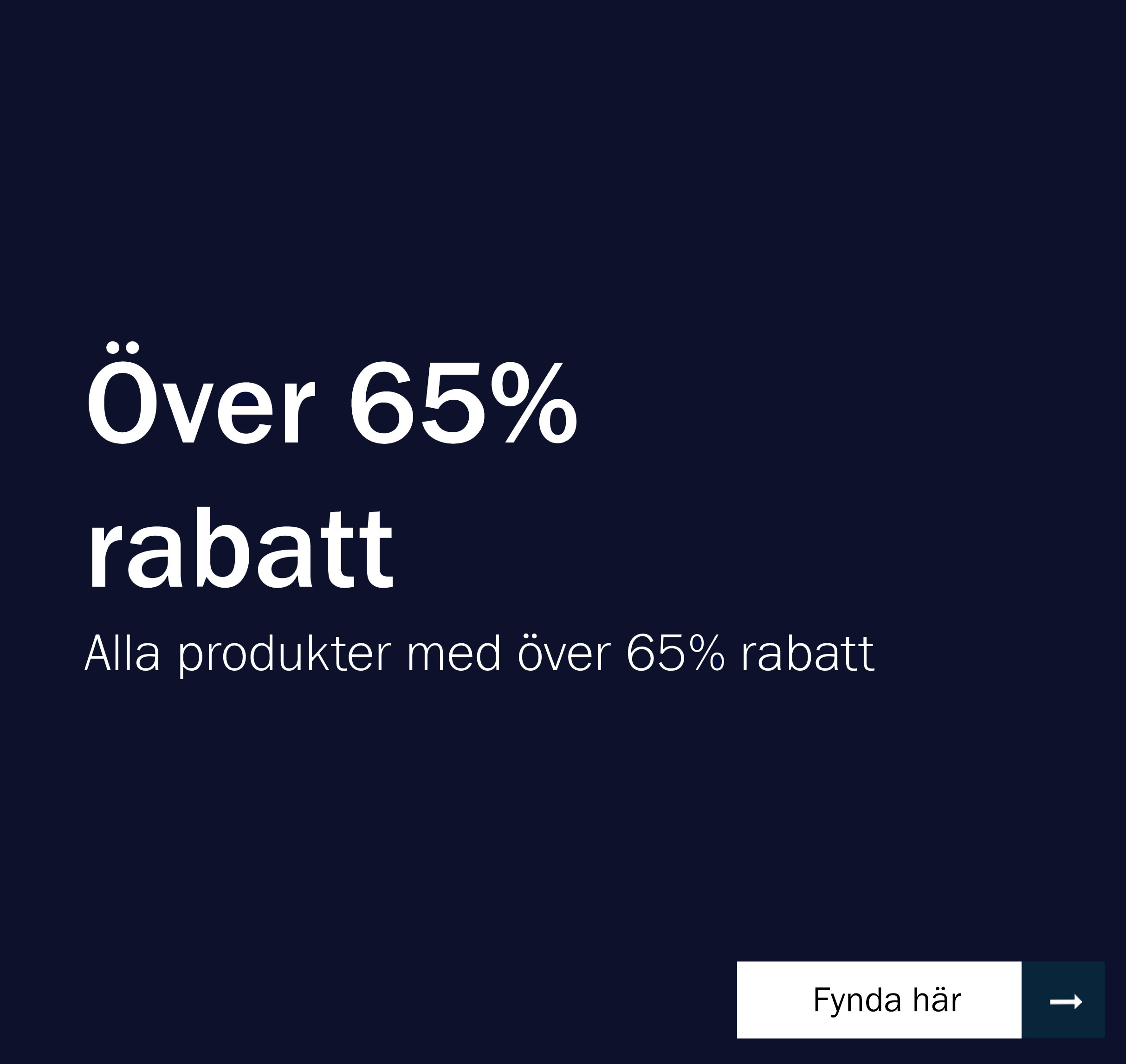 Shoppa plagg med minst 65% rabatt här