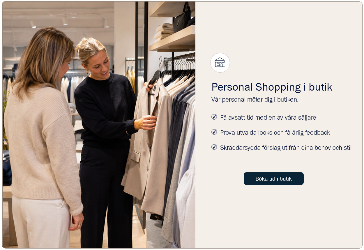 Personal shopping i butiken i Vingåker