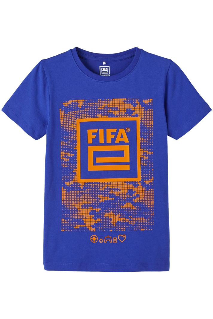 Name It NKMAOL SKY BRAND AMONGUS SS BOX SKY - T-shirt Con Stampa White Alyssum Na824g3aj A11